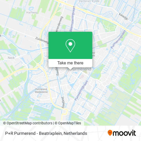 P+R Purmerend - Beatrixplein map