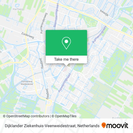 Dijklander Ziekenhuis-Veenweidestraat map