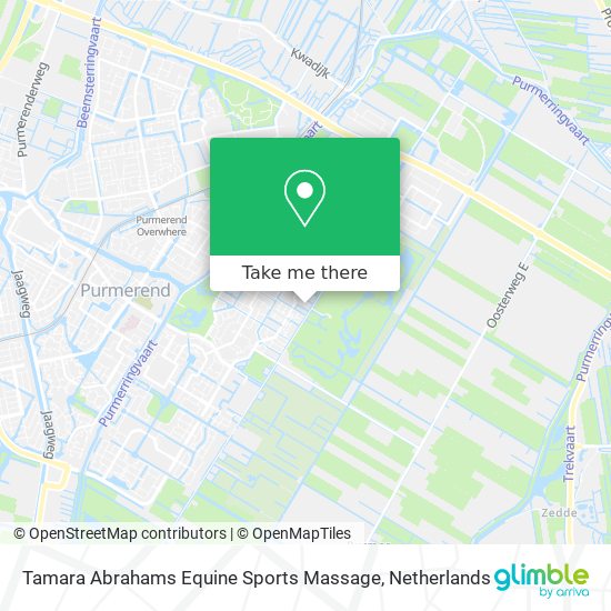 Tamara Abrahams Equine Sports Massage map