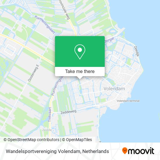 Wandelsportvereniging Volendam map