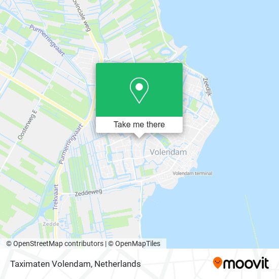 Taximaten Volendam map