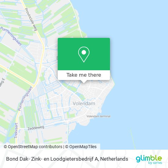 Bond Dak- Zink- en Loodgietersbedrijf A map