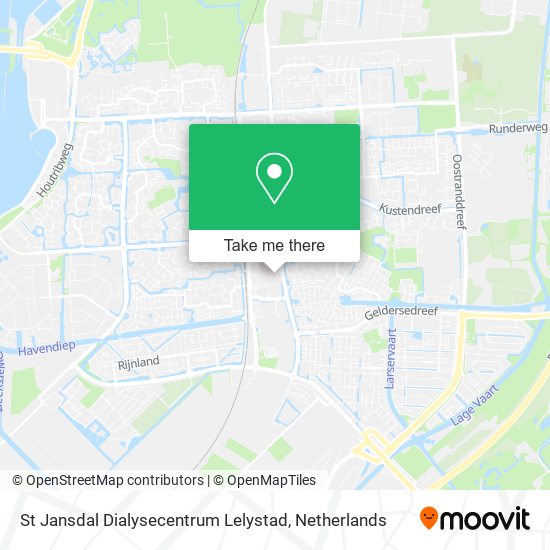 St Jansdal Dialysecentrum Lelystad Karte