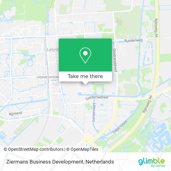 Ziermans Business Development map