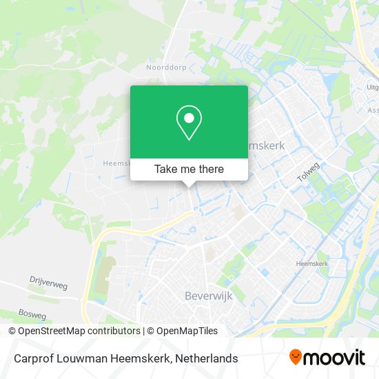 Carprof Louwman Heemskerk map