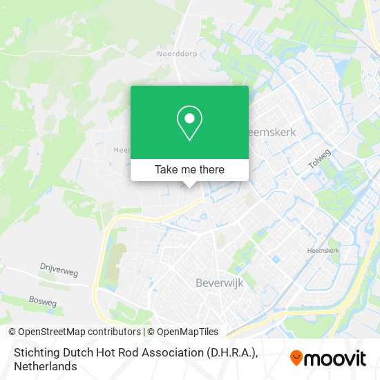 Stichting Dutch Hot Rod Association (D.H.R.A.) Karte