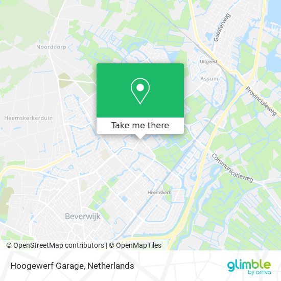 Hoogewerf Garage map