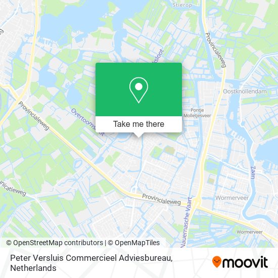 Peter Versluis Commercieel Adviesbureau map