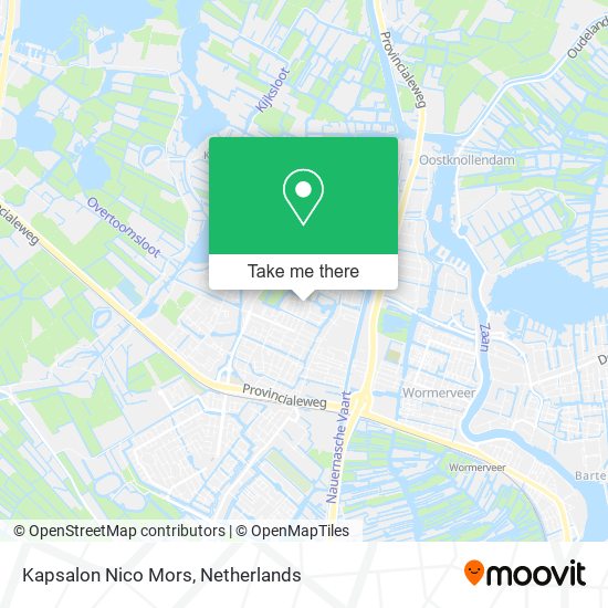 Kapsalon Nico Mors map