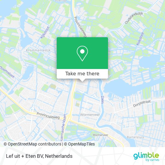 Lef uit + Eten BV map