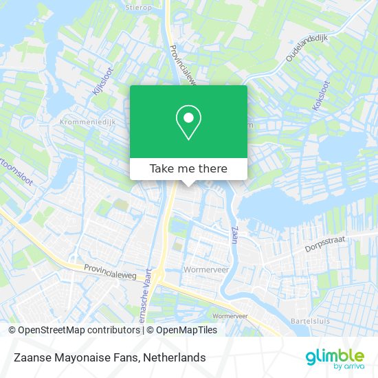 Zaanse Mayonaise Fans map