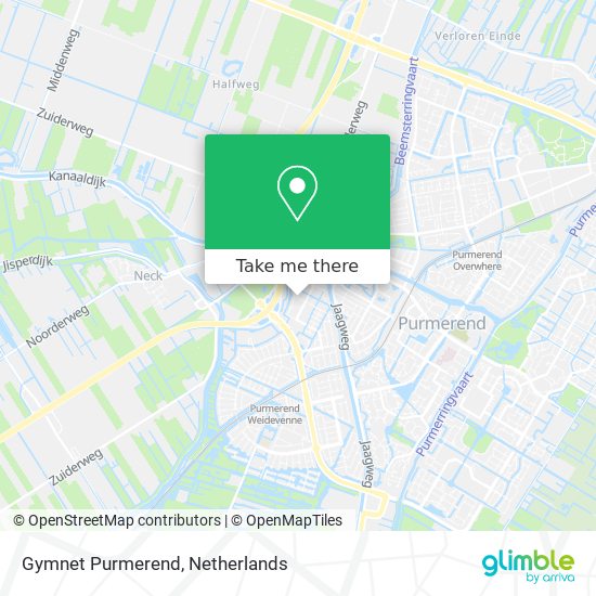 Gymnet Purmerend map