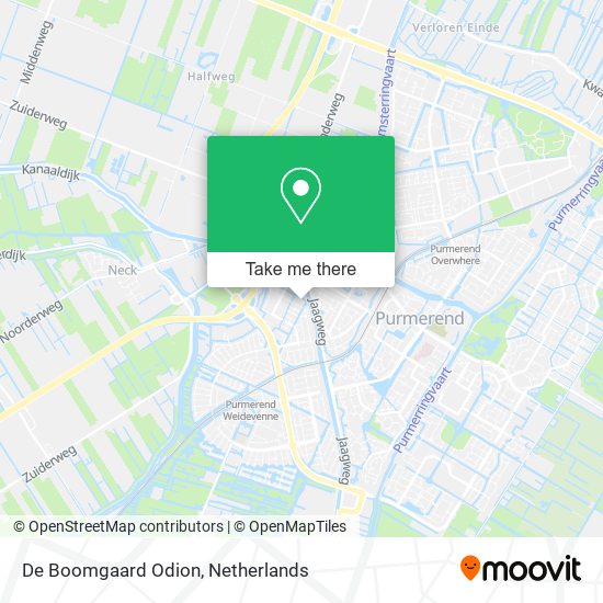 De Boomgaard Odion map