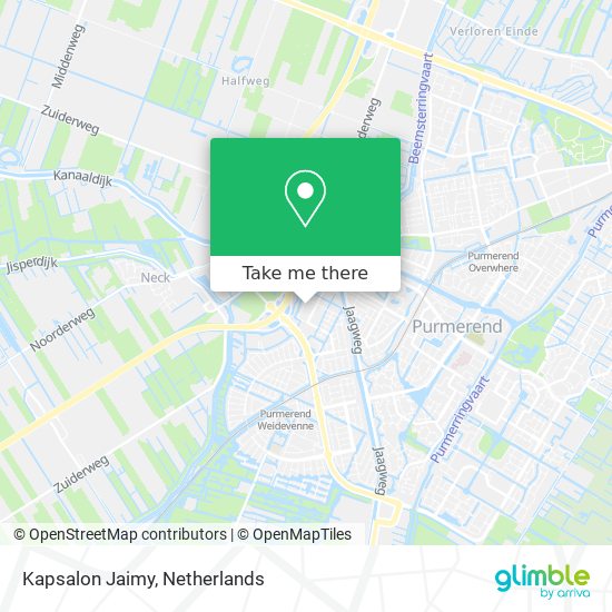 Kapsalon Jaimy map