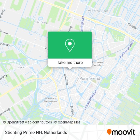 Stichting Primo NH map