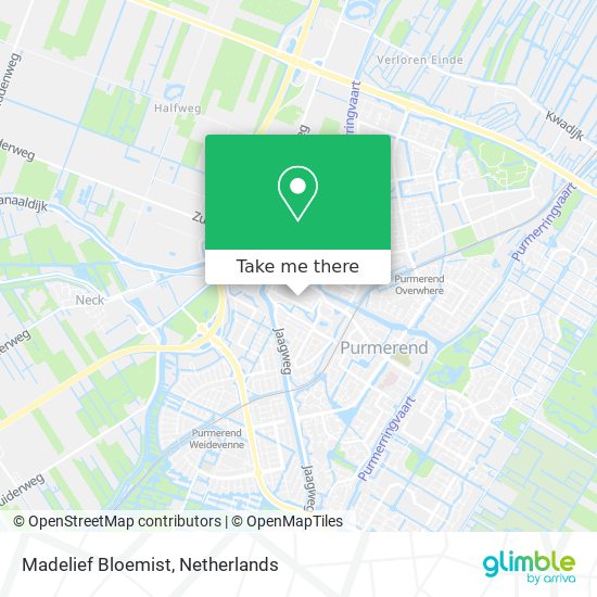Madelief Bloemist map