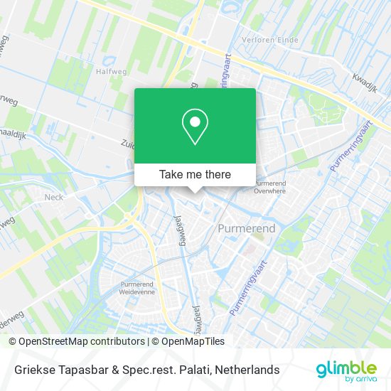 Griekse Tapasbar & Spec.rest. Palati map