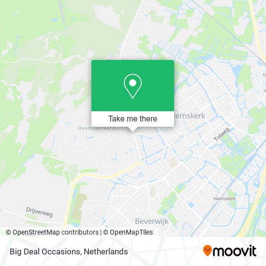 Big Deal Occasions map