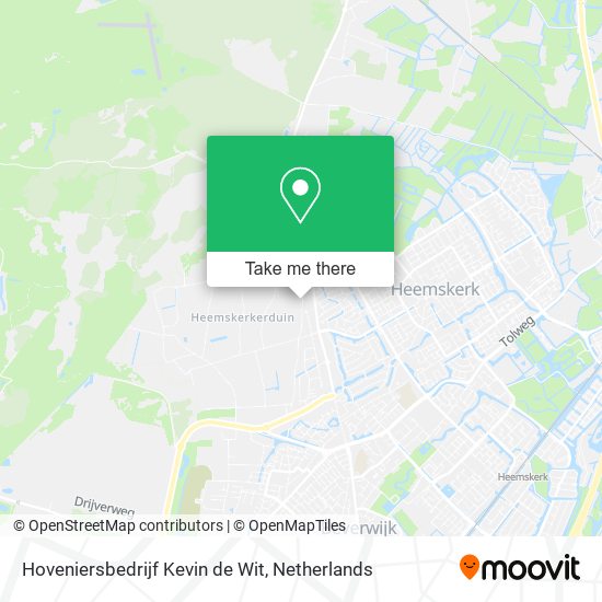 Hoveniersbedrijf Kevin de Wit map