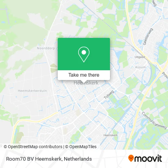 Room70 BV Heemskerk map