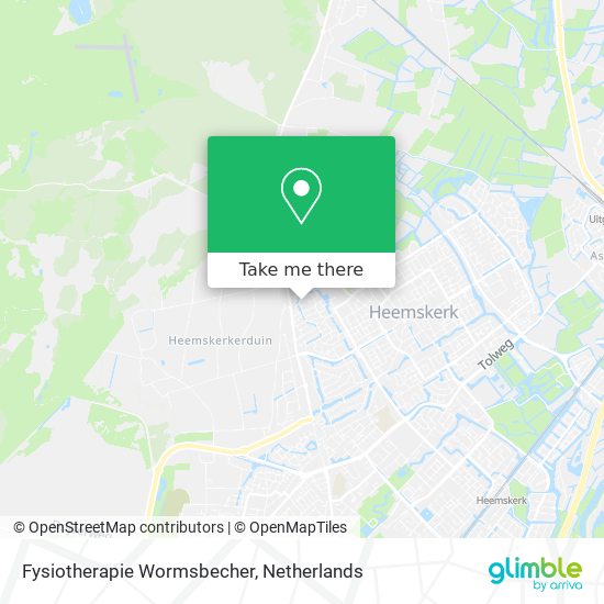 Fysiotherapie Wormsbecher map