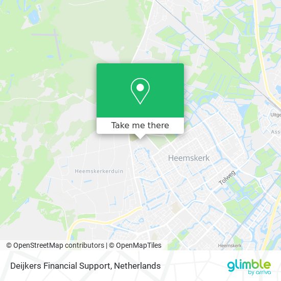 Deijkers Financial Support map