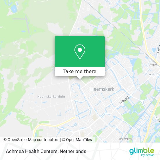 Achmea Health Centers map