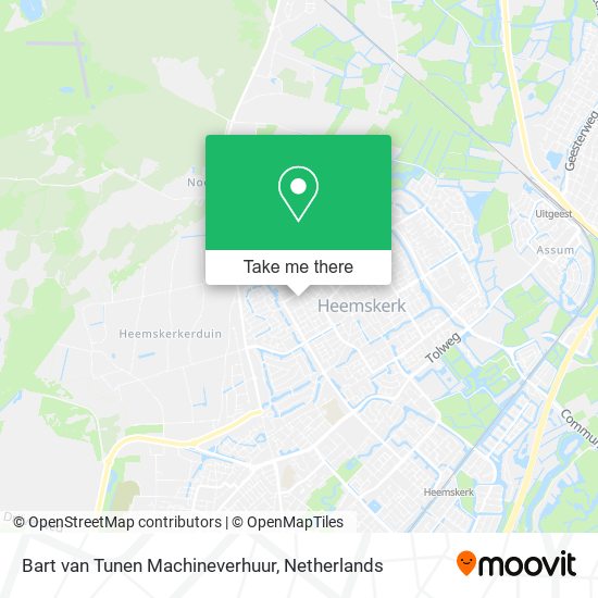 Bart van Tunen Machineverhuur map