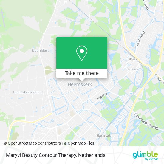 Maryvi Beauty Contour Therapy map