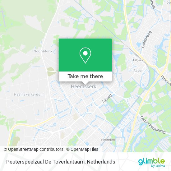 Peuterspeelzaal De Toverlantaarn map