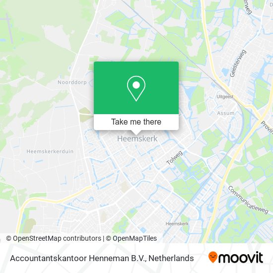 Accountantskantoor Henneman B.V. map