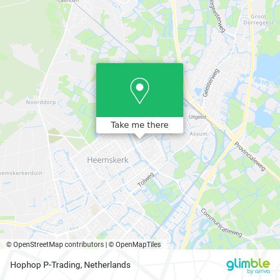 Hophop P-Trading map