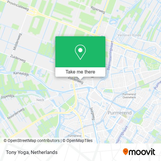 Tony Yoga map