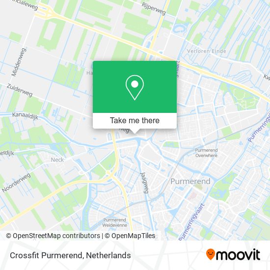 Crossfit Purmerend map