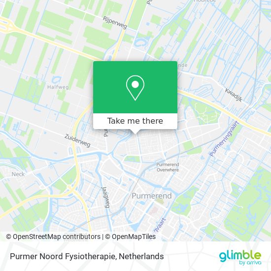 Purmer Noord Fysiotherapie Karte