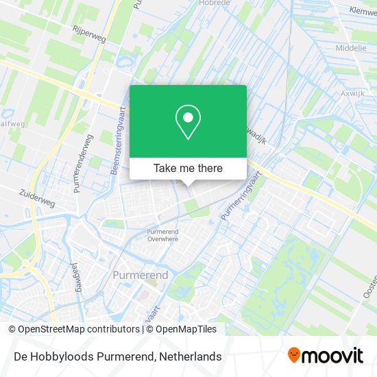 De Hobbyloods Purmerend map