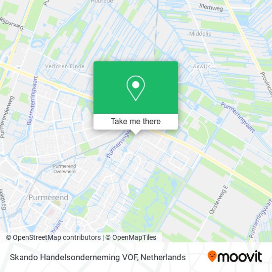 Skando Handelsonderneming VOF map