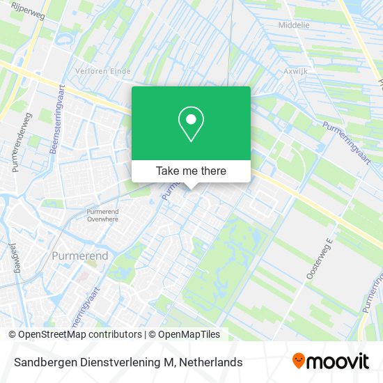 Sandbergen Dienstverlening M map