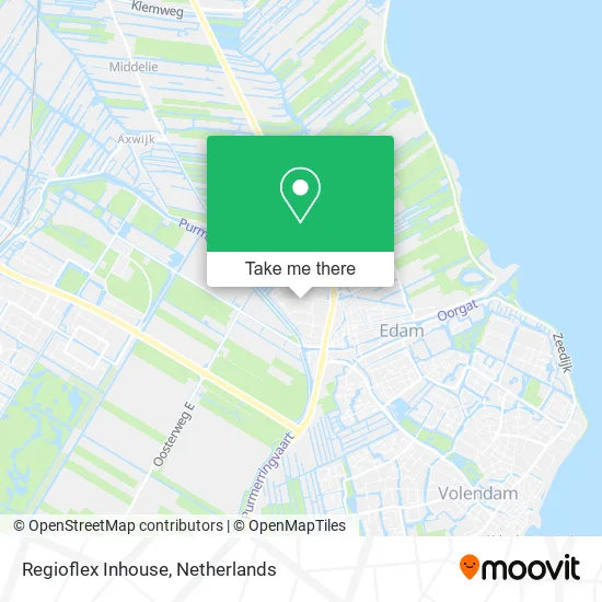 Regioflex Inhouse map