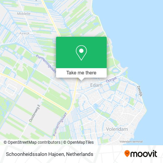 Schoonheidssalon Hajoen map