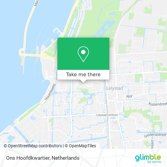 Ons Hoofdkwartier map