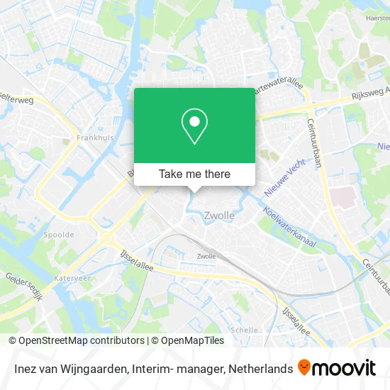 Inez van Wijngaarden, Interim- manager map