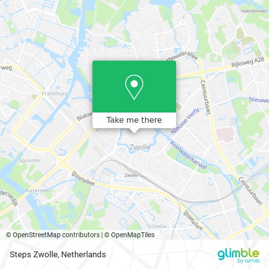 Steps Zwolle map