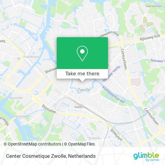 Center Cosmetique Zwolle map