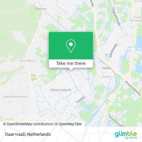 Daar=raaD map