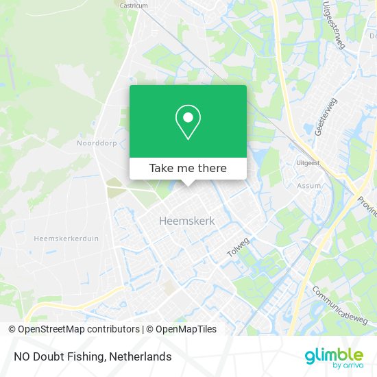 NO Doubt Fishing map