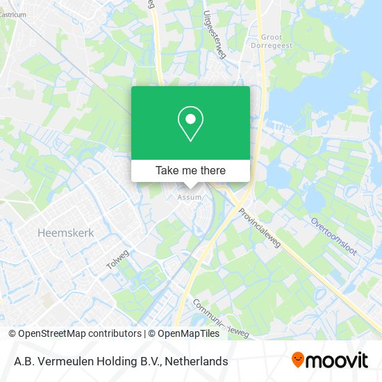 A.B. Vermeulen Holding B.V. map