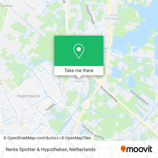 Rente Spotter & Hypotheken map