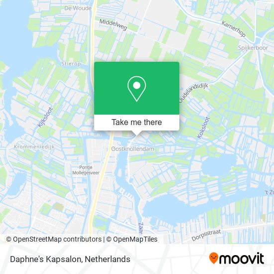 Daphne's Kapsalon map