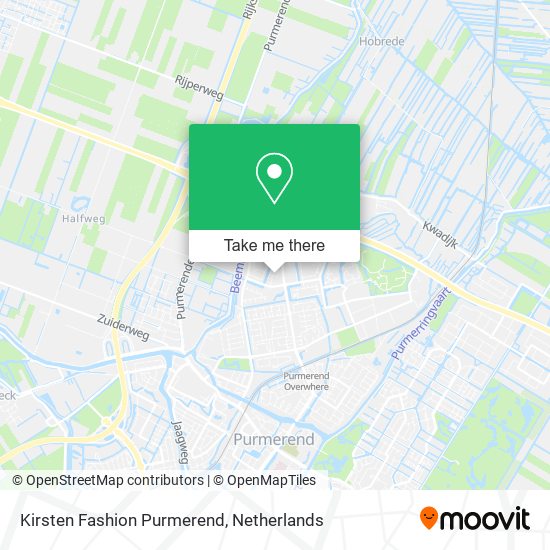 Kirsten Fashion Purmerend map